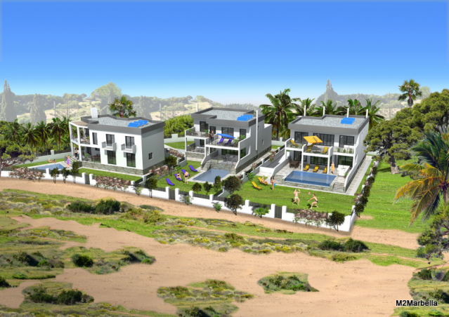 Nuevo proyecto villas 1 linea de playa
